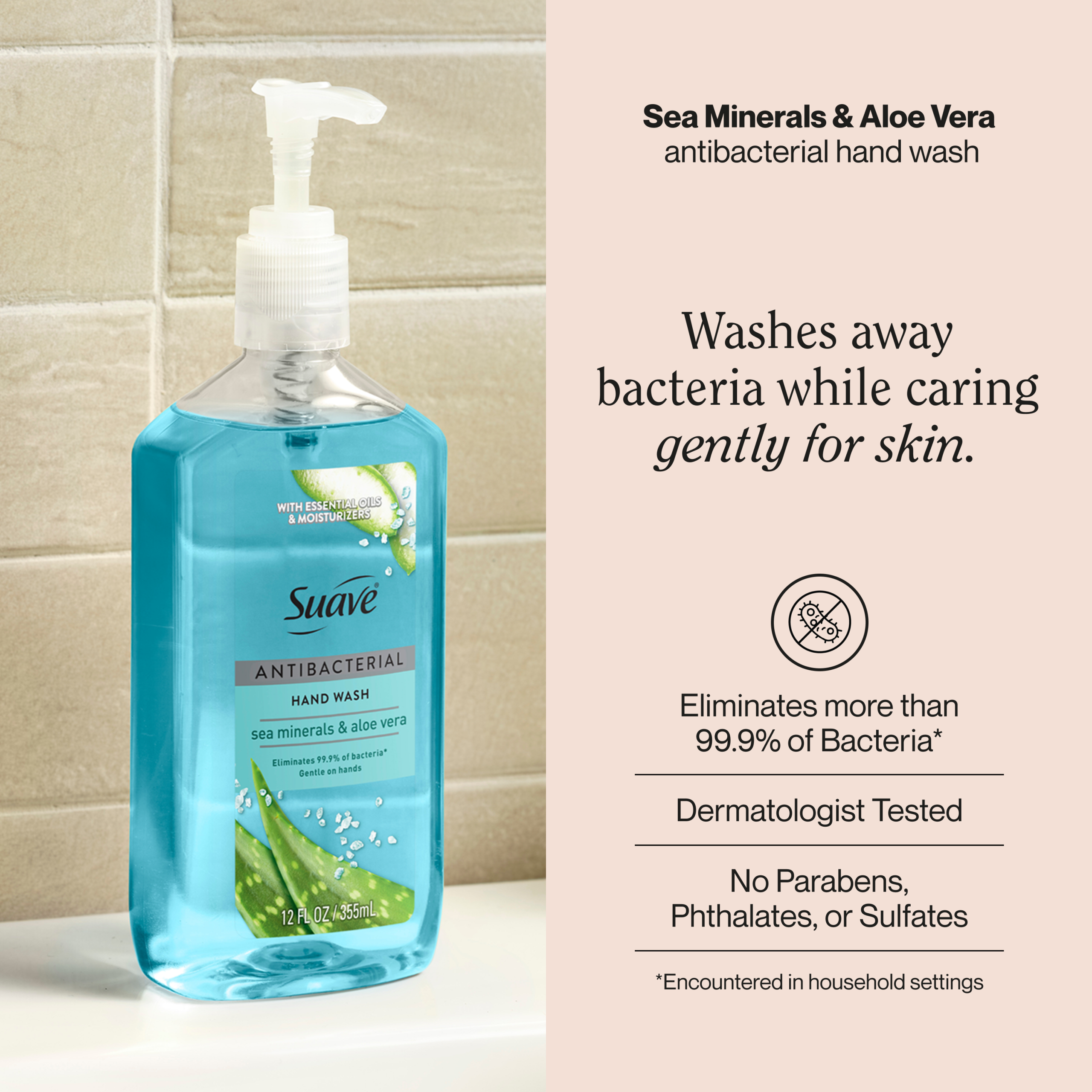 Sea Minerals & Aloe Antibacterial Hand Wash - Image 2