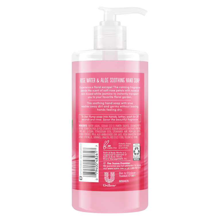 Rose Water & Aloe Hand Soap - Image 2