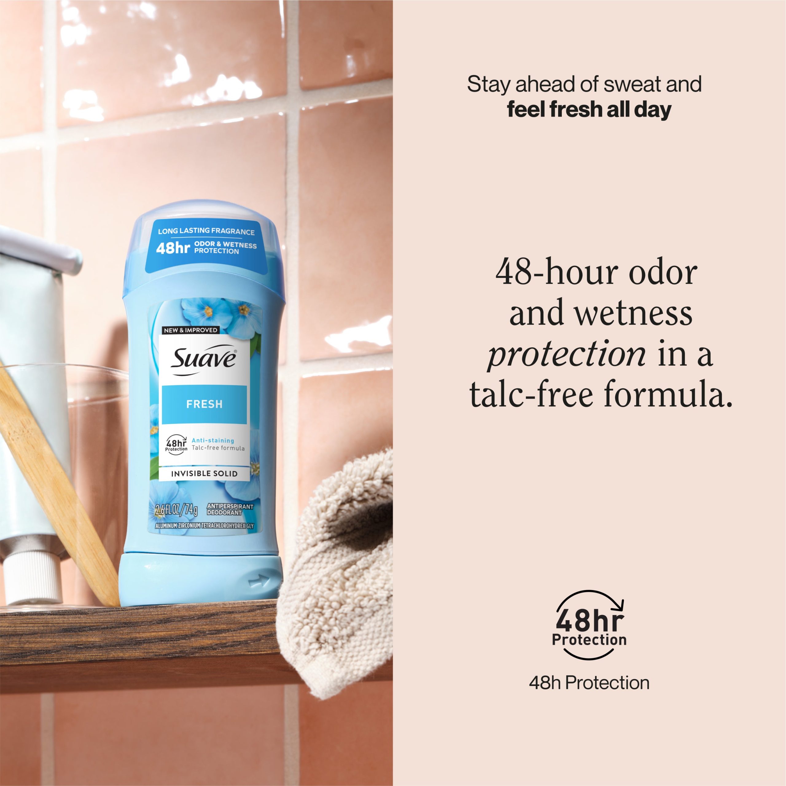 Fresh Invisible Solid Deodorant Stick - Image 3