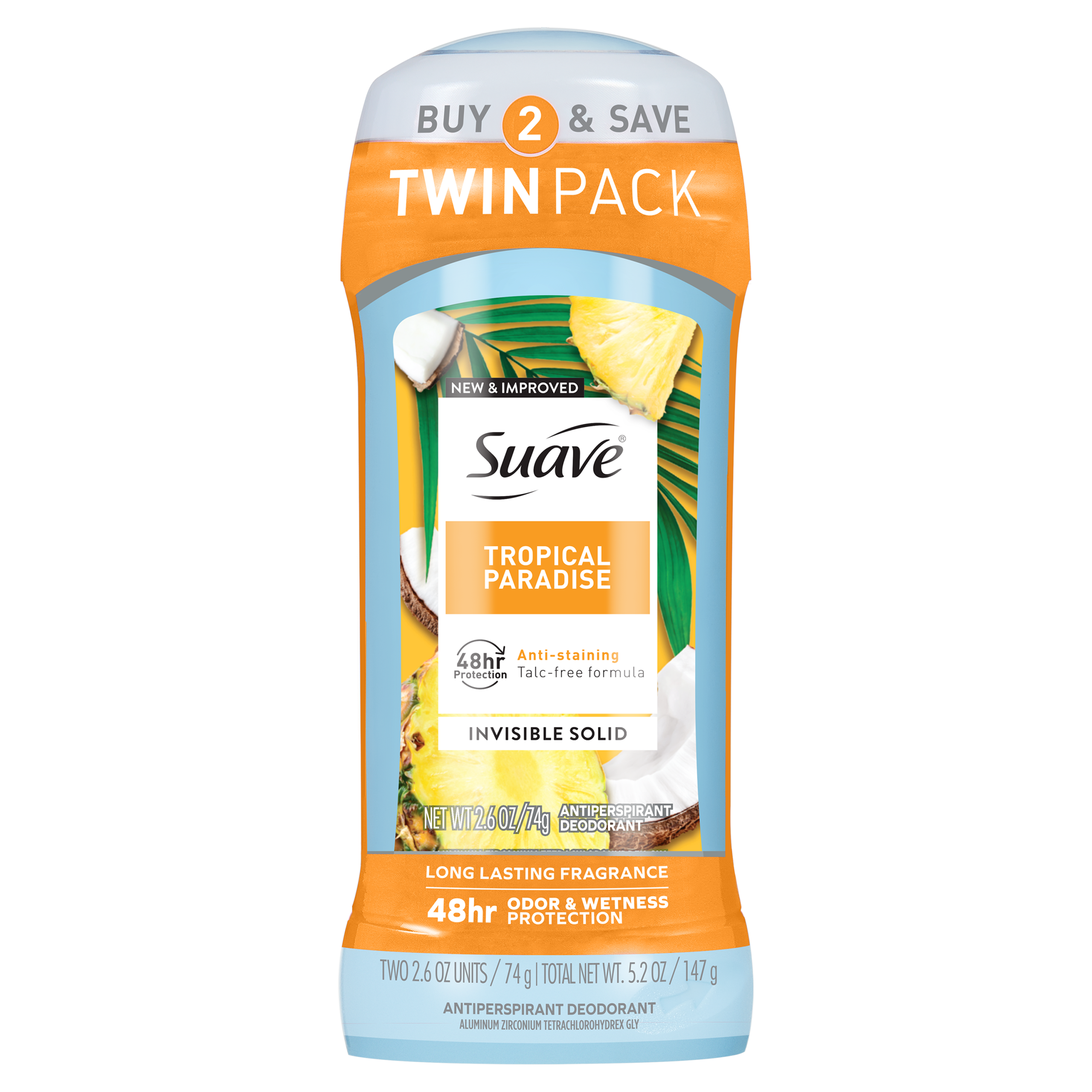 Tropical Paradise Invisible Solid Antiperspirant Deodorant Stick - Image 11