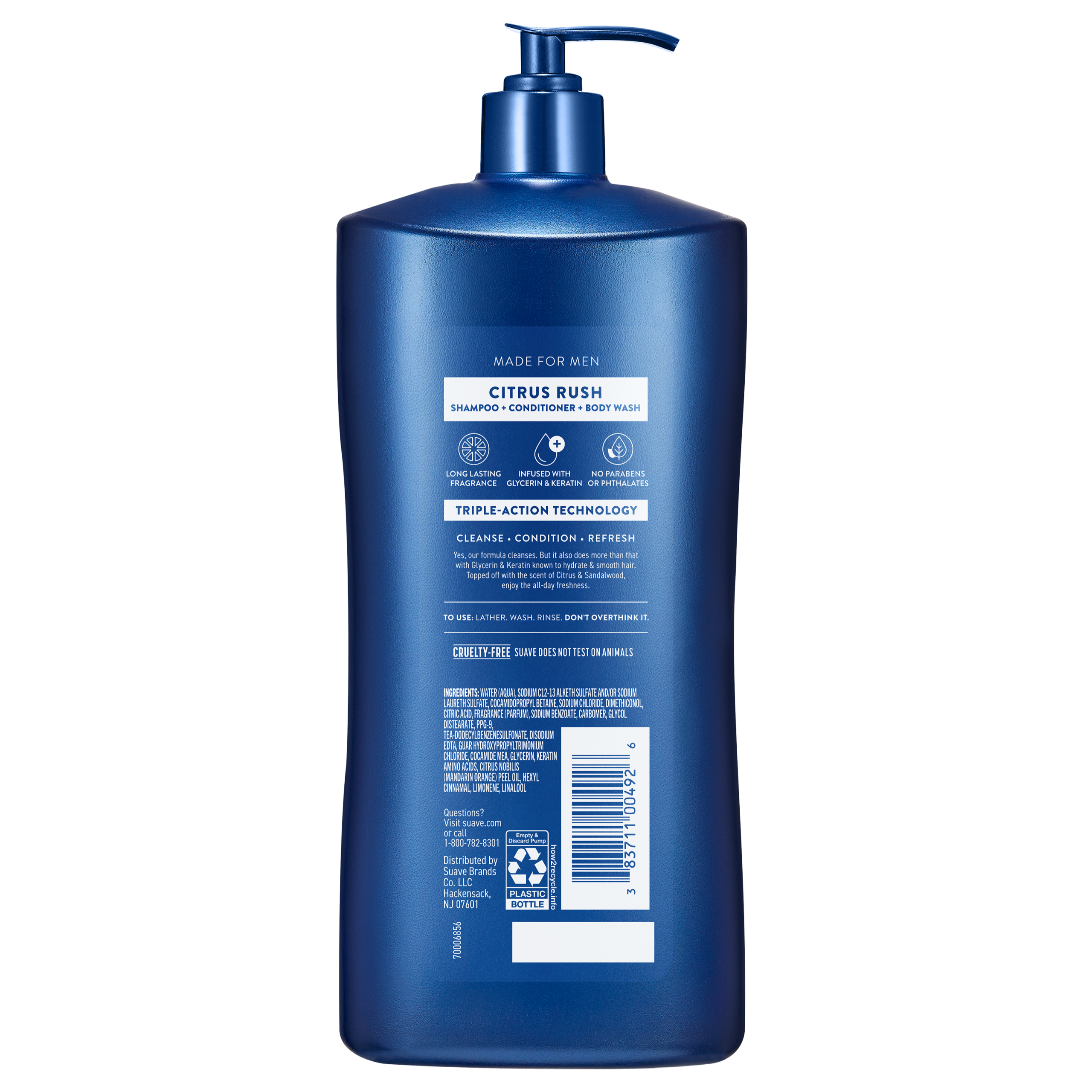 Men's Citrus Rush 3-in-1 Shampoo. Conditioner. & Body Wash - Image 16