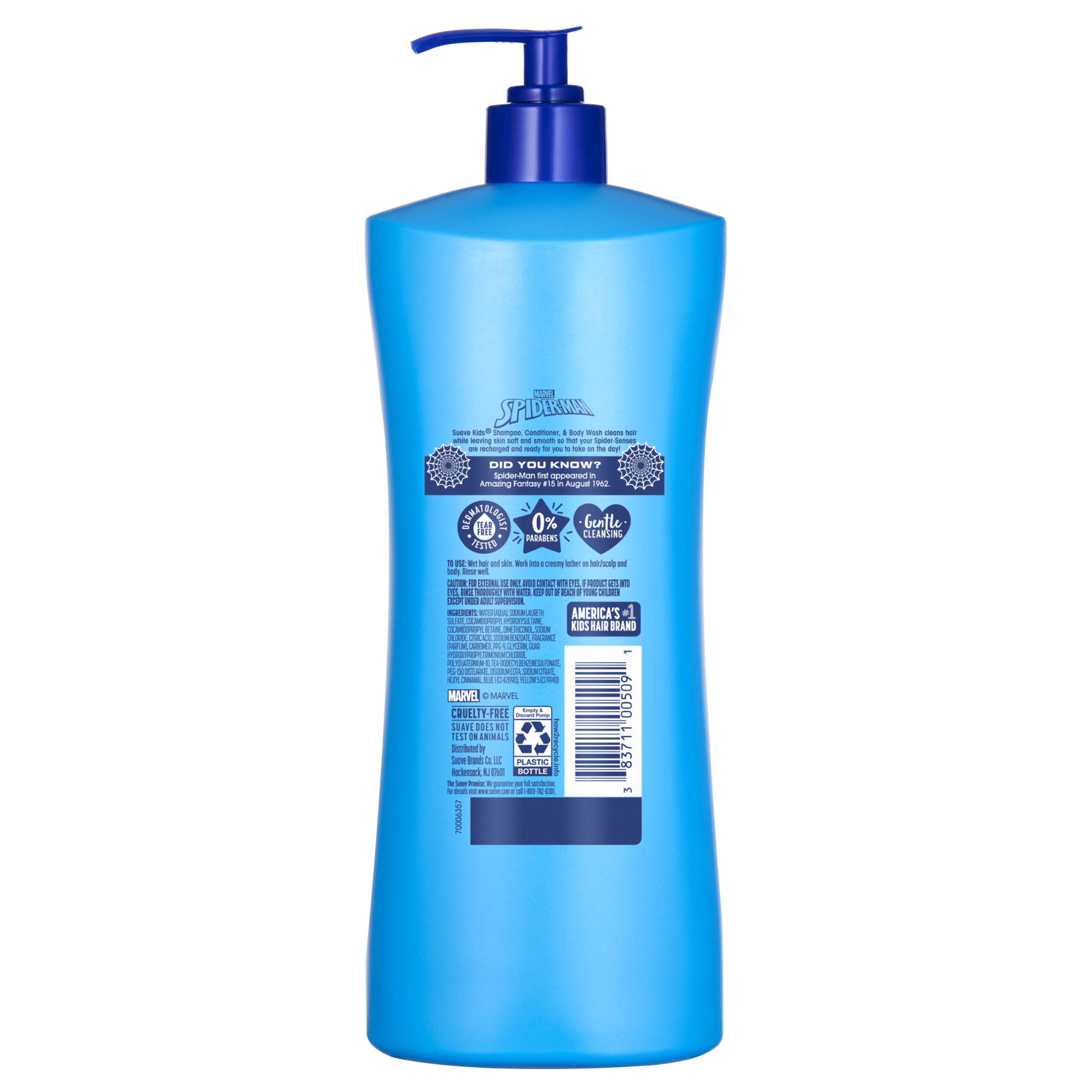 Marvel's Spider-Man 3-in-1 Shampoo. Conditioner. Body Wash - Image 2