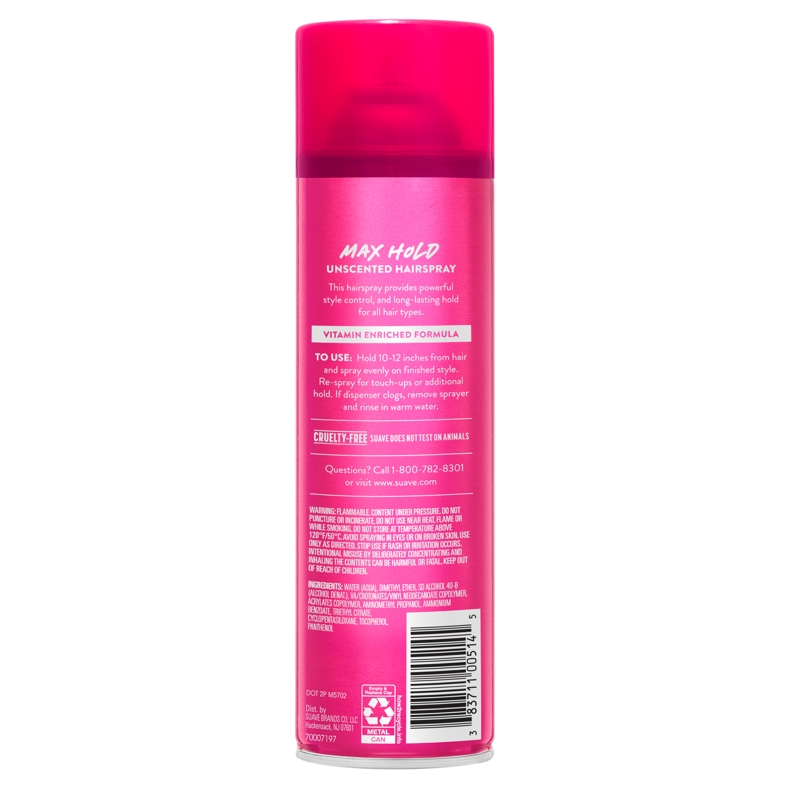 Max Hold Aerosol Unscented Hairspray - Image 9