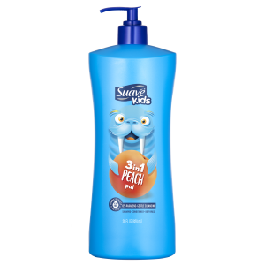 Peach 3-in-1 Shampoo. Conditioner. Body Wash