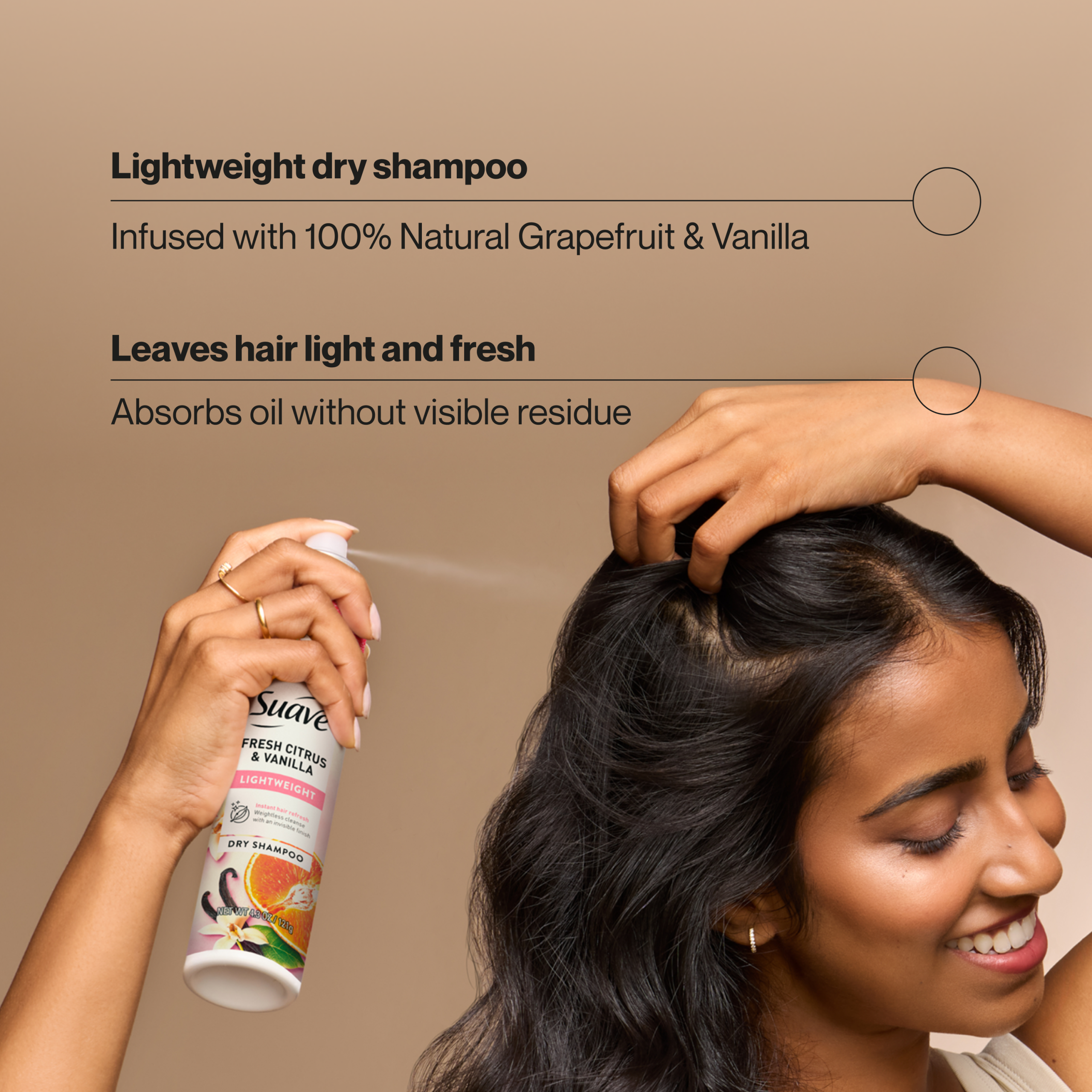 Fresh Citrus & Vanilla Lightweight Dry Shampoo - Image 3