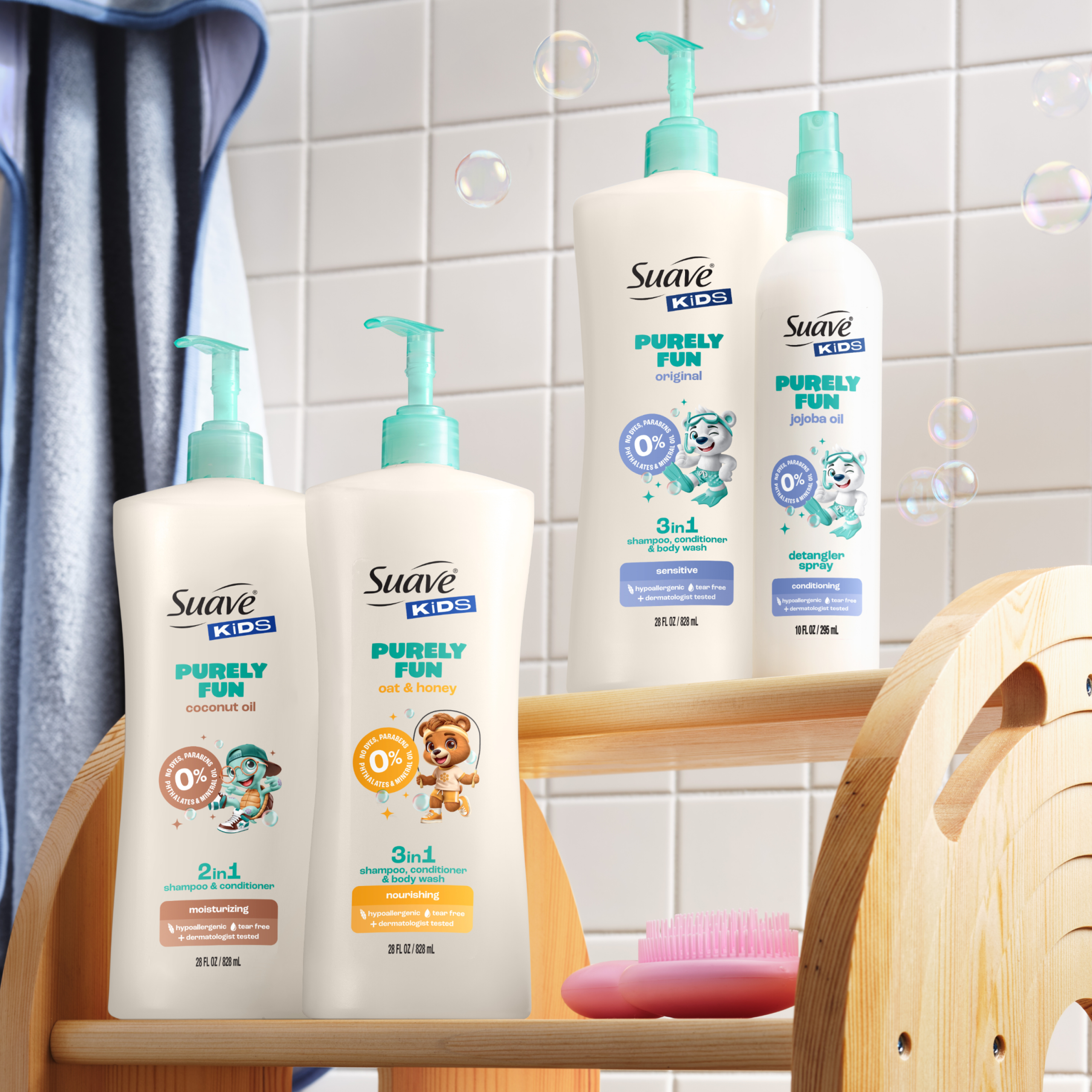 Purely Fun Moisturizing 3-in-1 Shampoo. Conditioner. Body Wash - Image 8