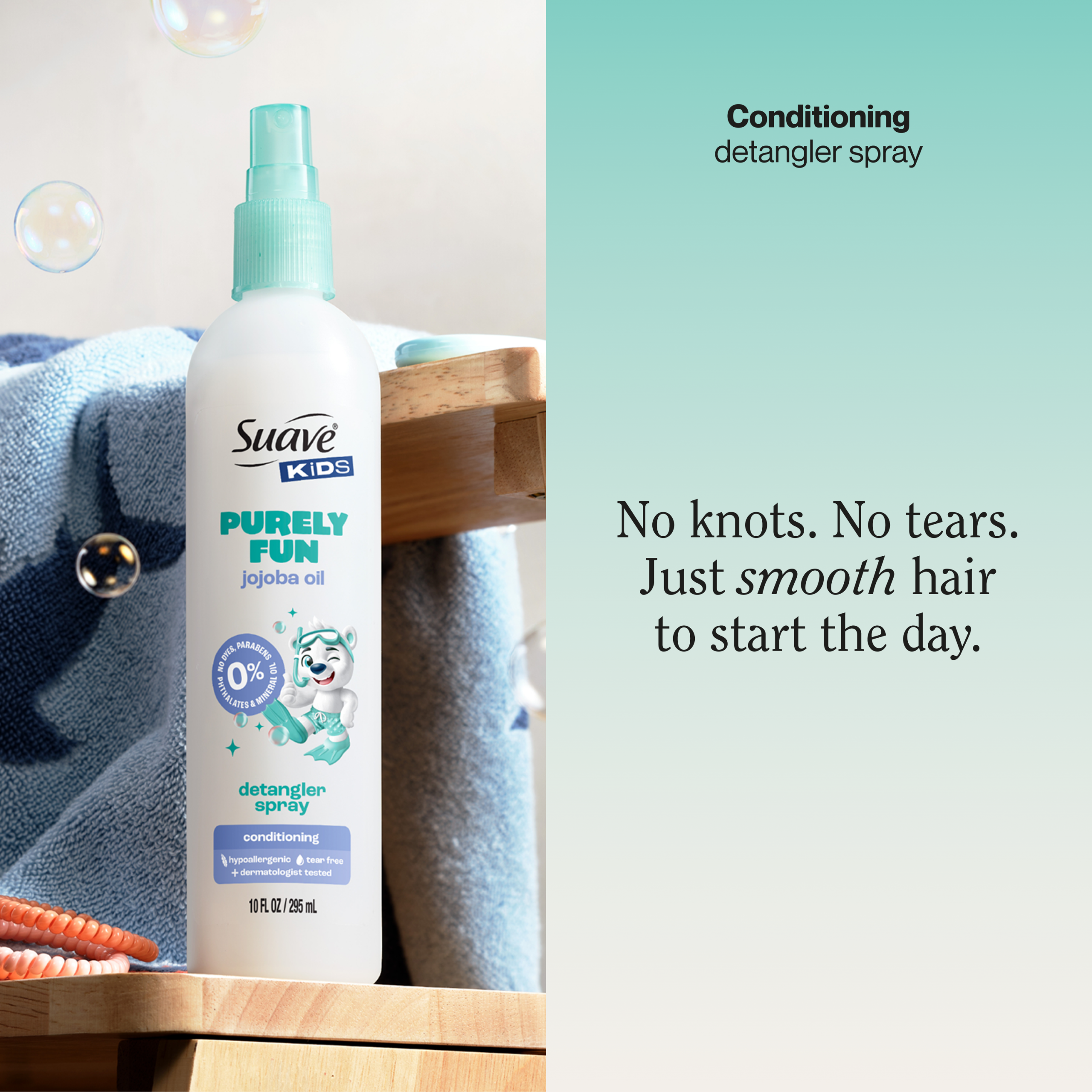 Kids Purely Fun Jojoba Oil Hair Detangler Spray - Image 2