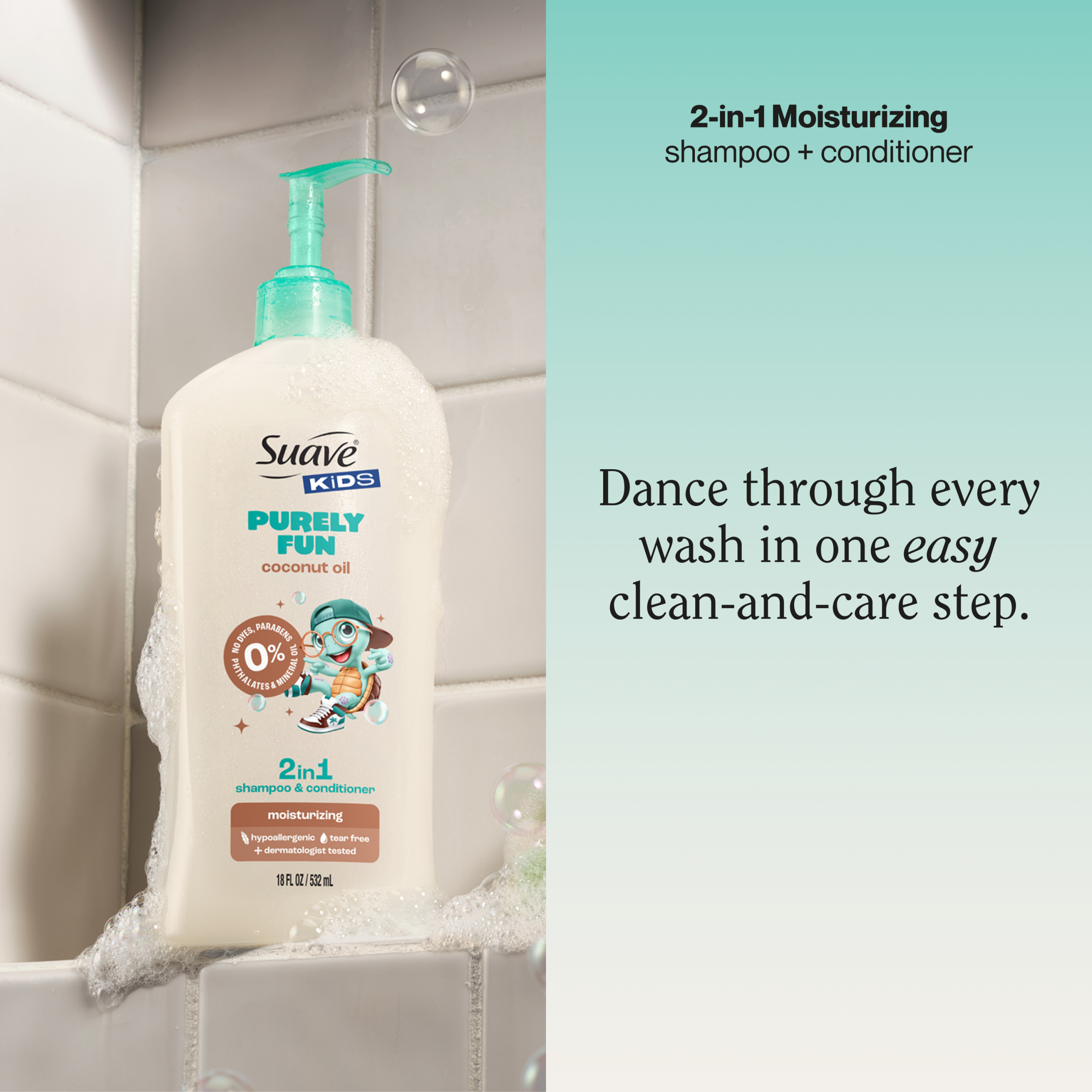 Kids Purely Fun Coconut Oil 2-in-1 Shampoo & Conditioner - Image 2